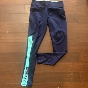 Under Armour Dark Blue and Light Blue Leggings